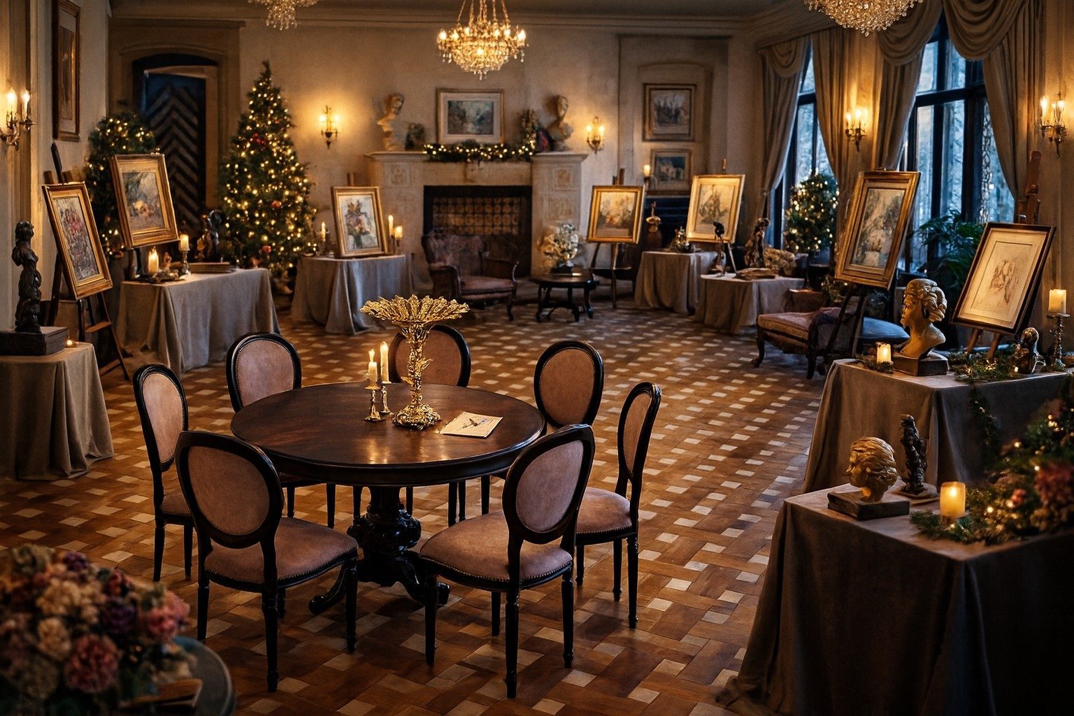 Crăciunul anilor ’30 la Eko Group Vila: istoria Crăciunului de altădată explicată prin obiecte de artă de colecție